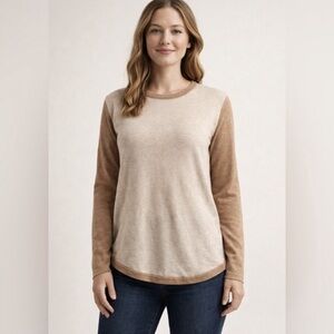 Smartwool Women's Shadow Pine Colorblock Sweater Size Medium